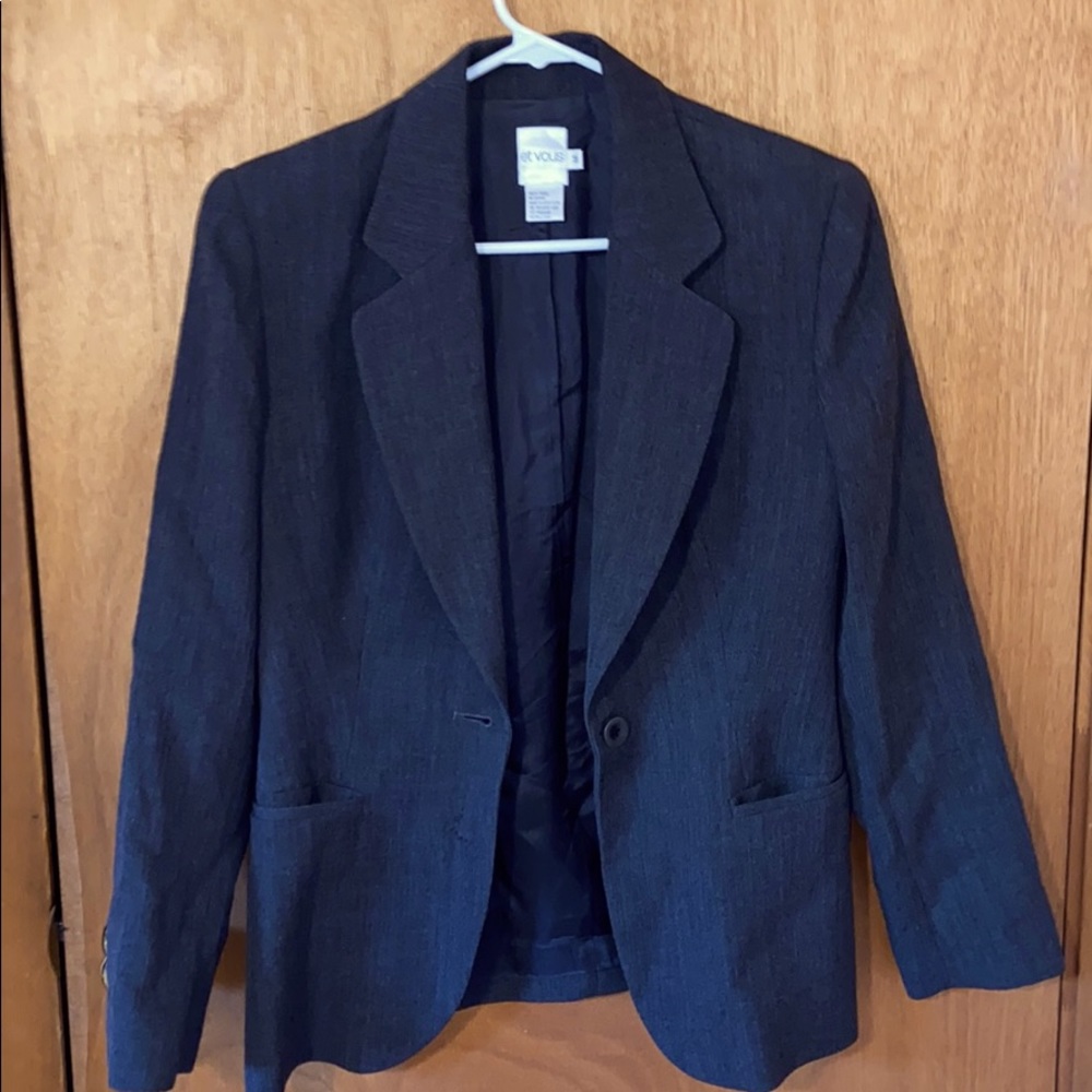 Grey Wool Blazer